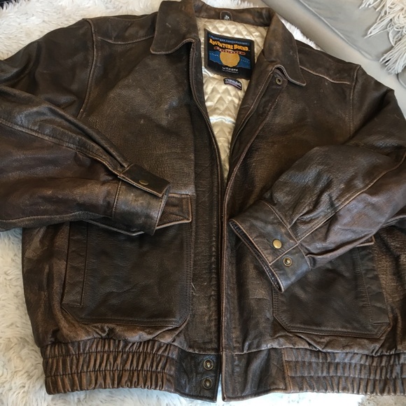 wilson leather aviator jacket